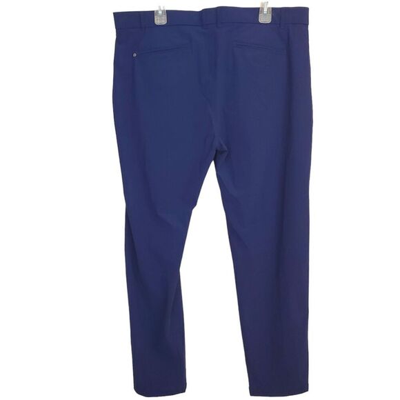 NEW GREYSON Montauk Trouser Mens Size 40/32 Maltese Blue golf Office Stretch - Picture 3 of 15